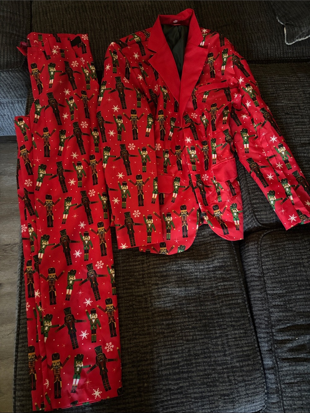 Men’s Lightup Nutcracker Christmas Suit